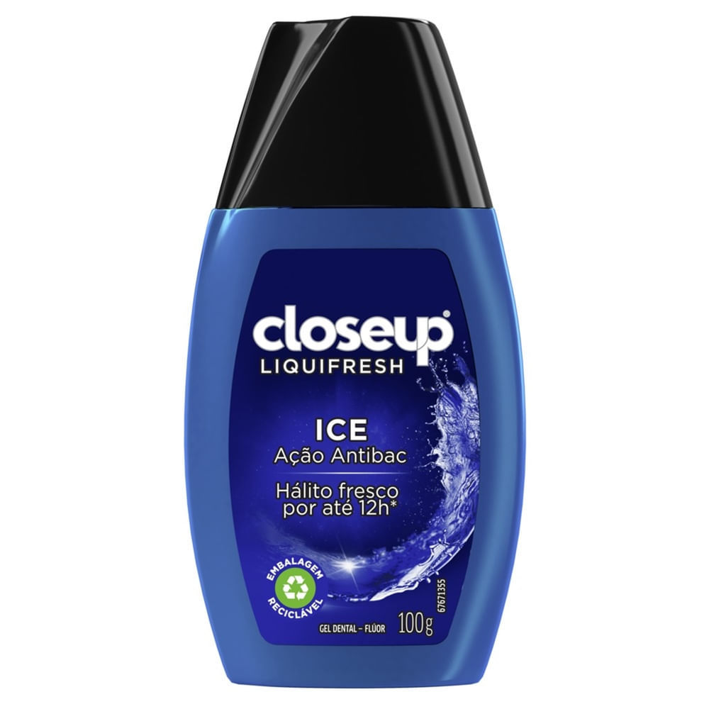 Gel Dental Close Up Liquifresh Ice 100g em Oferta na Shopee
