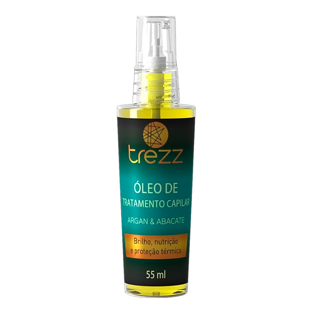 Óleo de Tratamento Capilar Argan e Abacate Trezz com 55ml em Oferta na Shopee