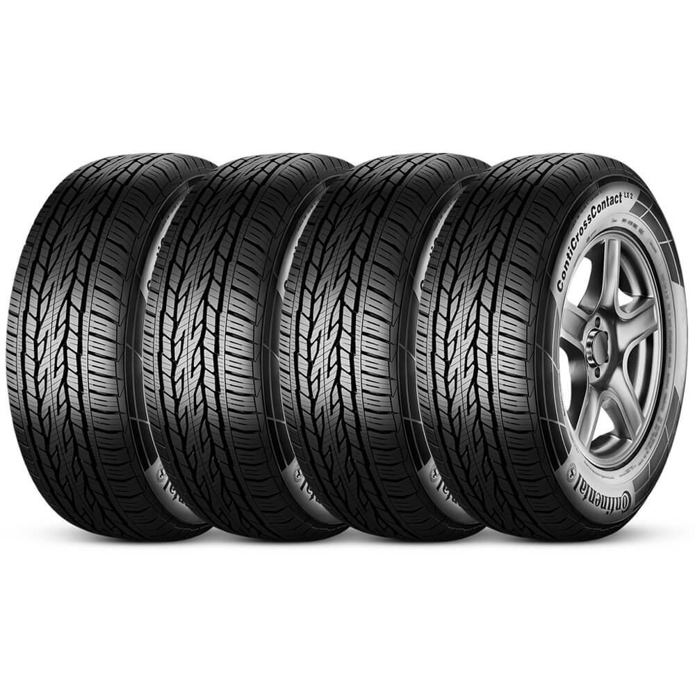 Kit 4 Pneu Continental 265/65r17 112h Conticrosscontact Lx 2 em Oferta na Shopee