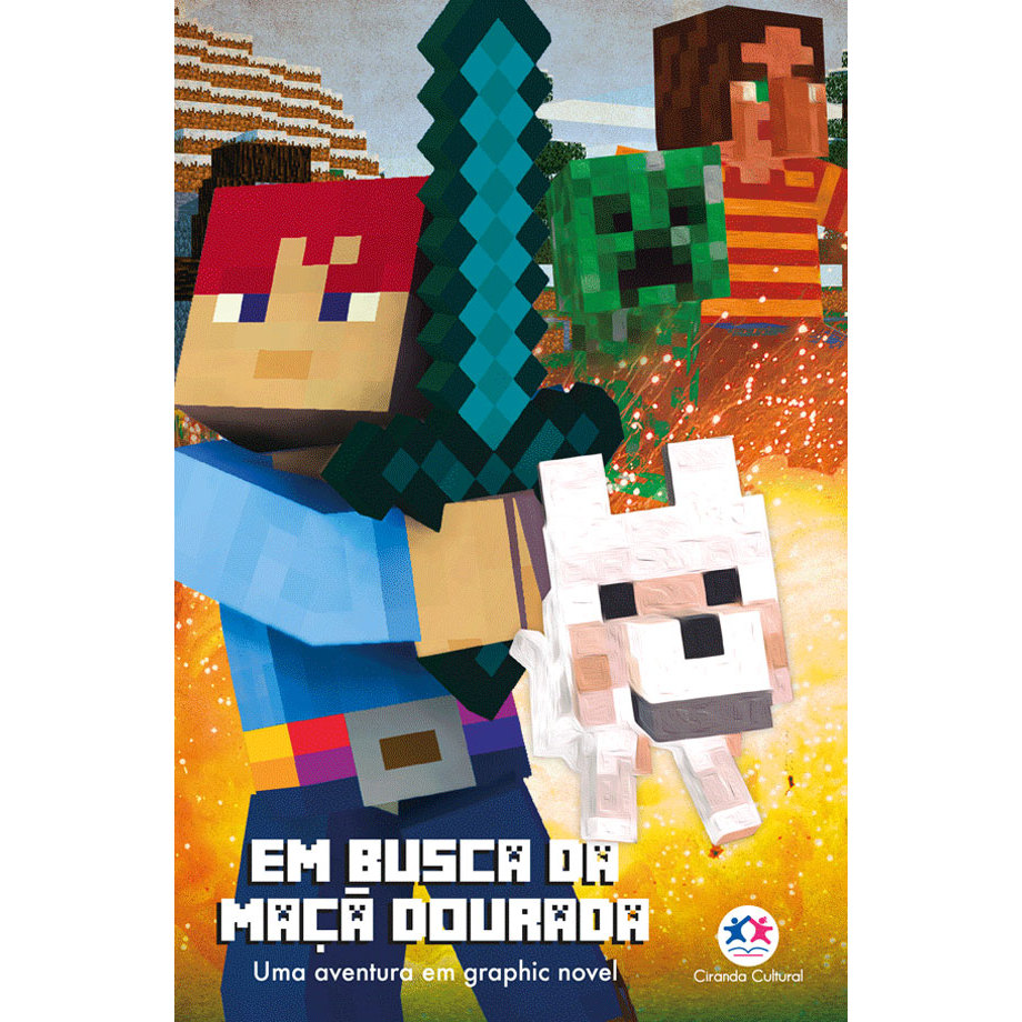 Minecraft - Em Busca da Maça Dourada - Livro 1   (loja 156 Piracicaba)