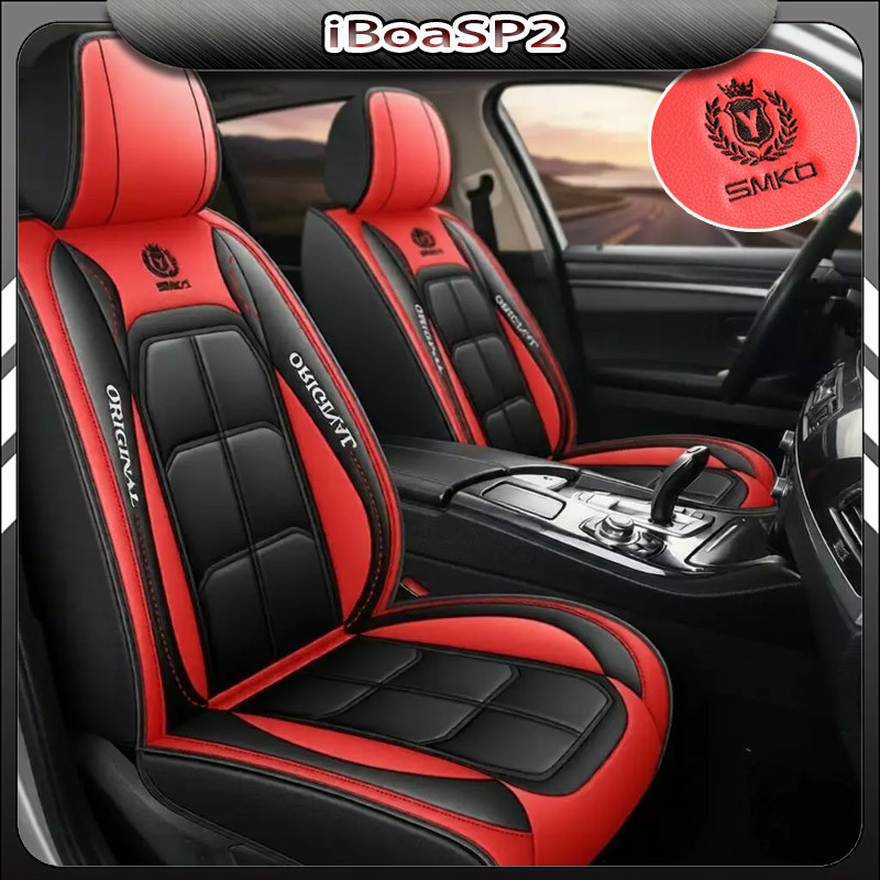 Capa De Assento De Carro De Couro PU De Primeira Linha Protetor De Assento Universal Completo Tapete Impermeável Para