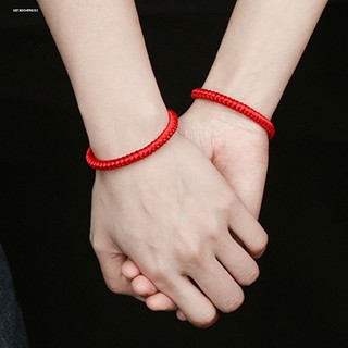 Pulseira de corda vermelha feminina Benming ano corda vermelha namorada estudante casal presente sorte pulseira masculin