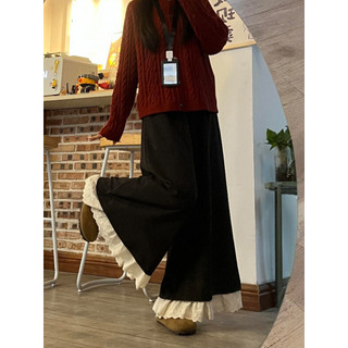Calças Sycamore populares deste ano Culottes Tamanho grande Fat mm Design Slimmer Look Calças de pernas largas Forma de 