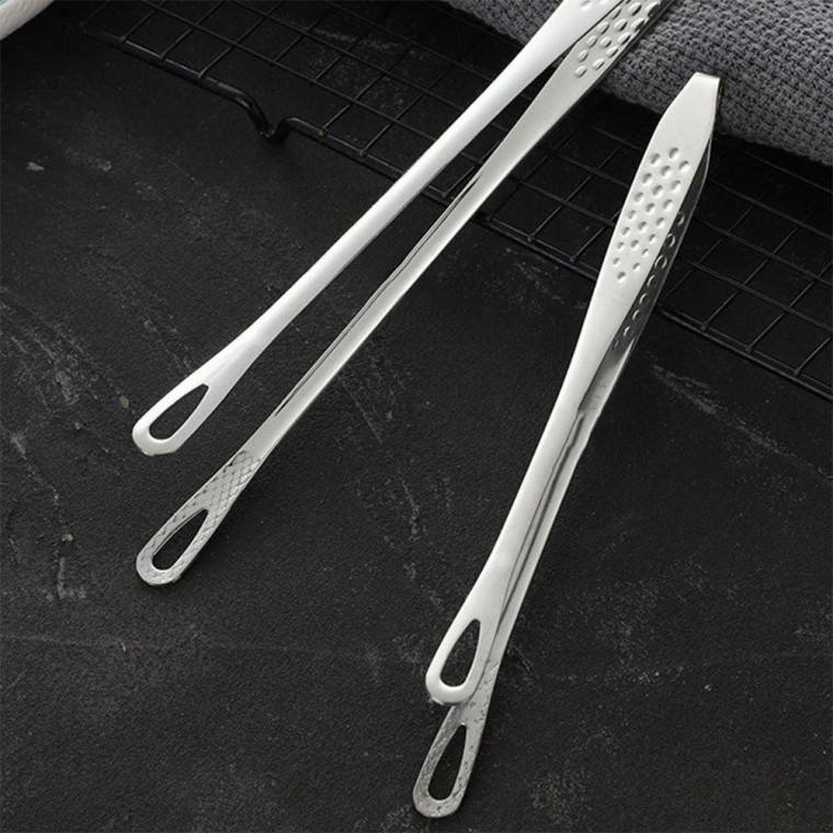 Pinças de Cozinha Finas de Aço Inoxidável Cozinhar Churrasco & Amp ; Acampamento — R$ 57,83 em Shopee