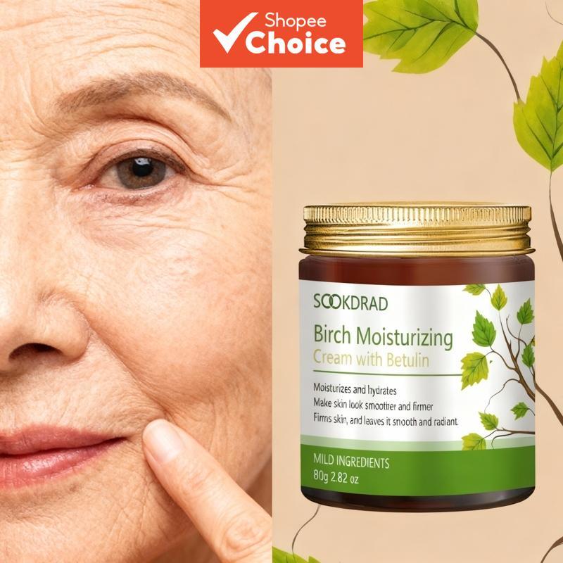  Creme de Betulina para Birch, Sem Fragrância, Hidratação Suave para Pele Sensível, Corpo Inteiro, 80 g/2,82 oz