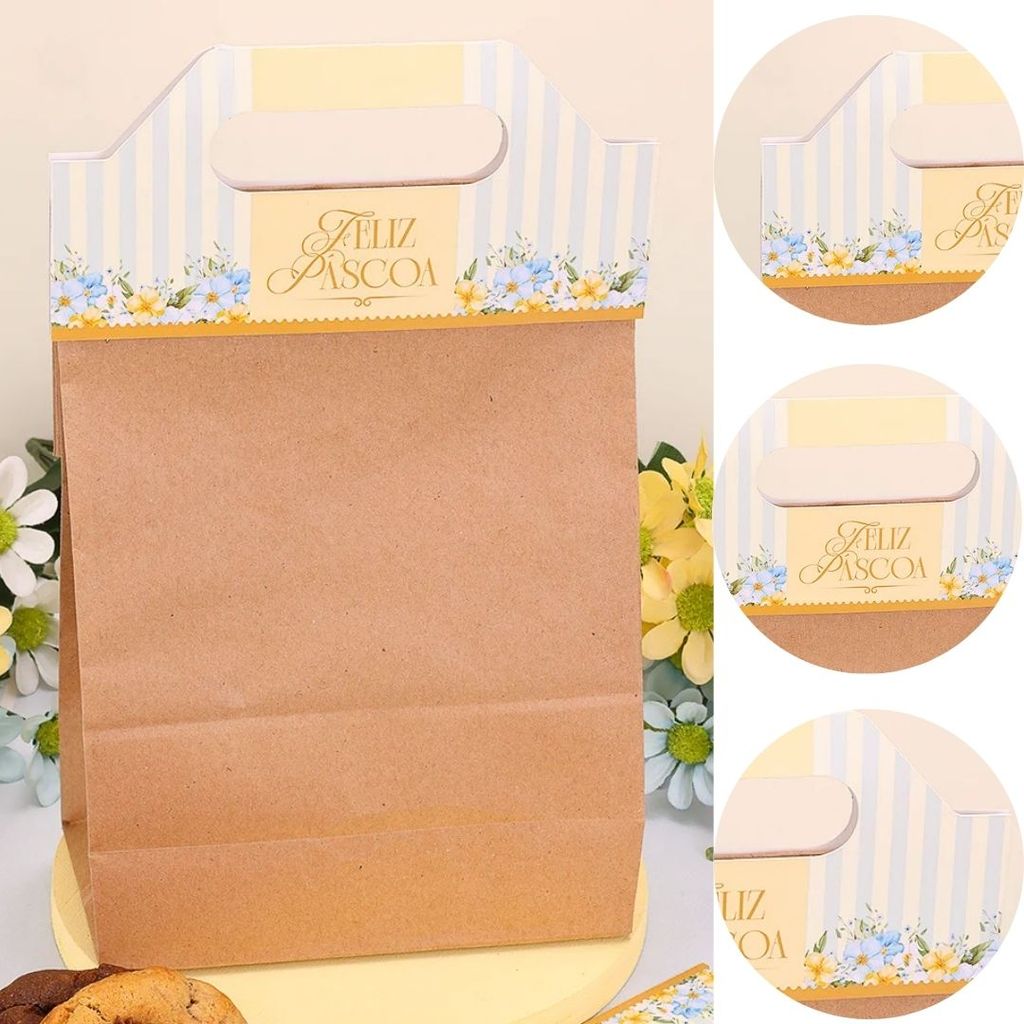 30 ALÇA PARA SACO DELIVERY 21X9CM AMANHECER 5754 ( PASCOA JANGO 2026 )