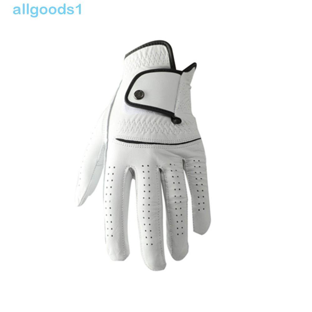 Luva De Golfe Esportiva Masculina ALLGOODS , De Couro De Pele De Carneiro Com Mão Única Esquerda , Acessórios Brancos
