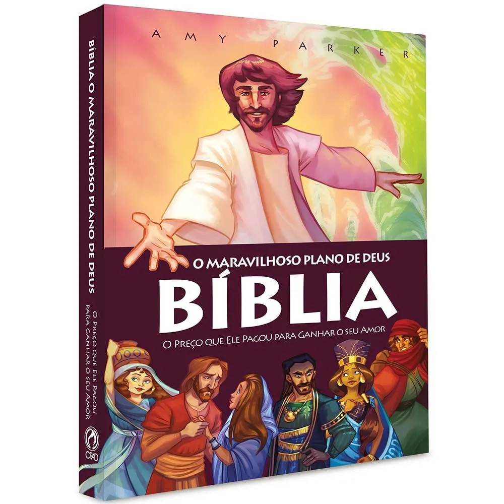 Bíblia O Maravilhoso plano de Deus - Amy Parker | Ed. CPAD