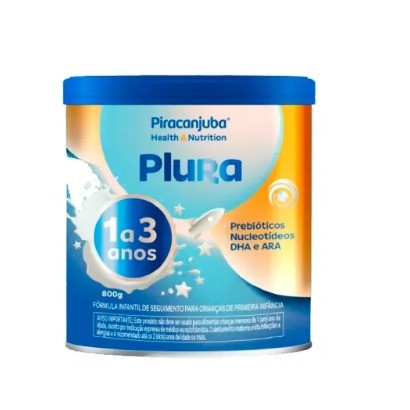 Formula Infantil Piracanjuba Plura 1 a 3 Anos 800g