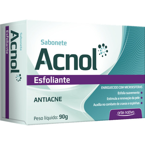 Sabonete Acnol Esfoliante "Sabonete Antiacne" com 90 gramas - Arte Nativa