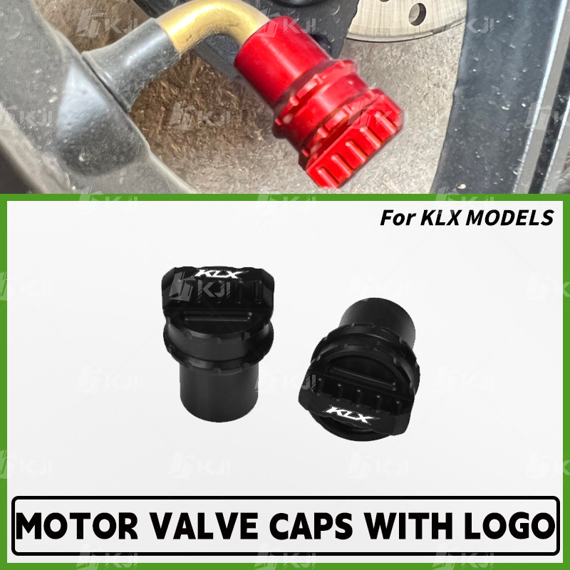 Para Kawasaki KLX 125/140/150/230/250/300 Tampas Da Haste Válvula Do Pneu Roda De Ar Tubo Capa Acessórios