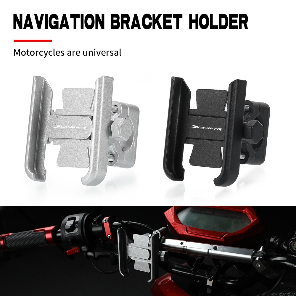 Para Bajaj Dominar 250 400 Acessórios Motocicleta Guiador Espelho Suporte Do Telefone Móvel