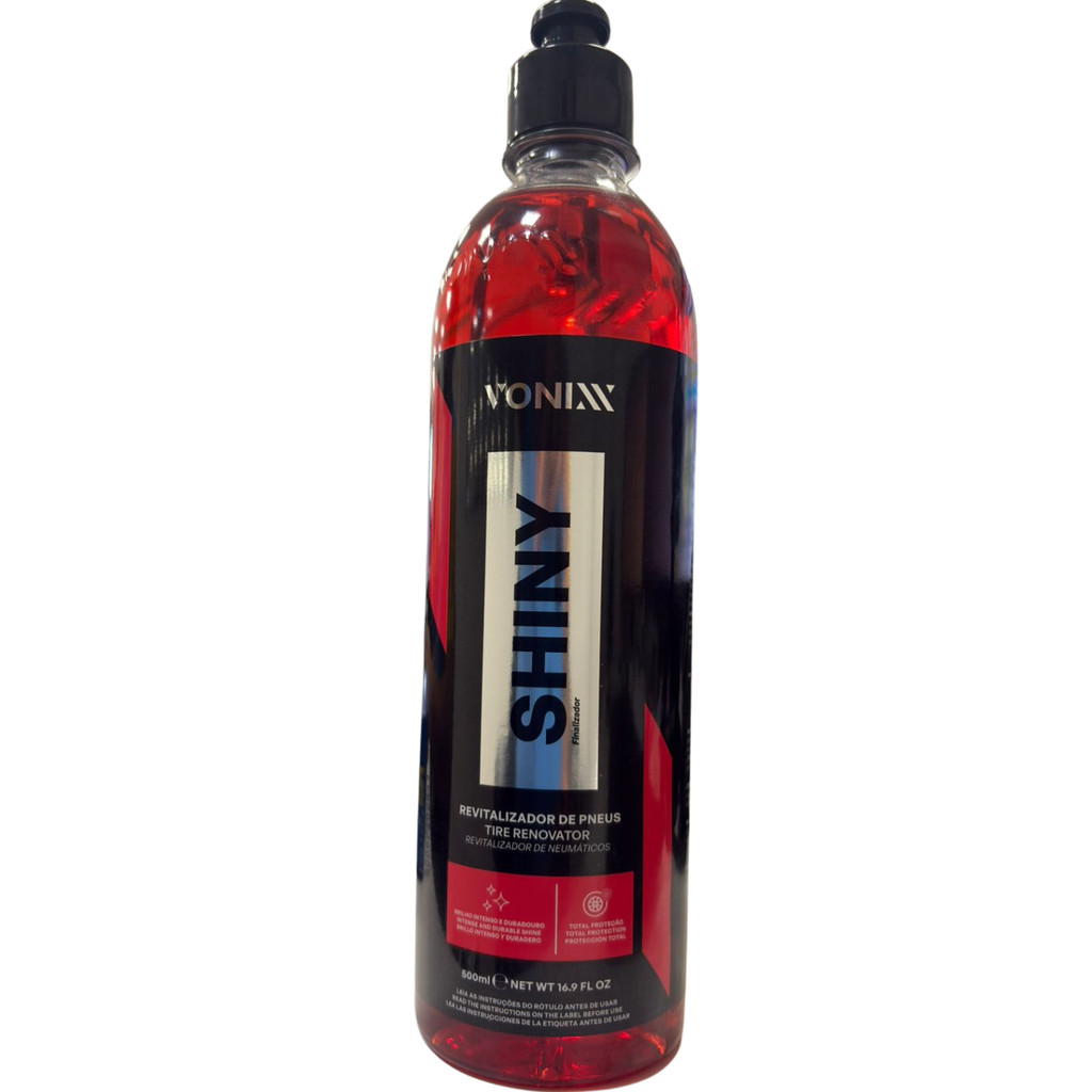 Shiny Revitalizador Pretinho Preteador de Pneu Pretinho Longa Duração