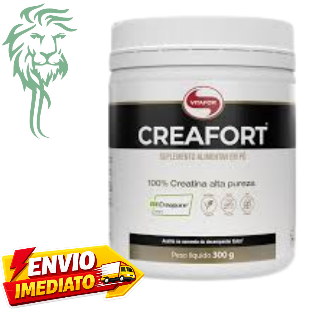 CREATINA CREAFORT ORIGINAL E LACRADA 300G - VITAFOR (SELO CREAPURE)