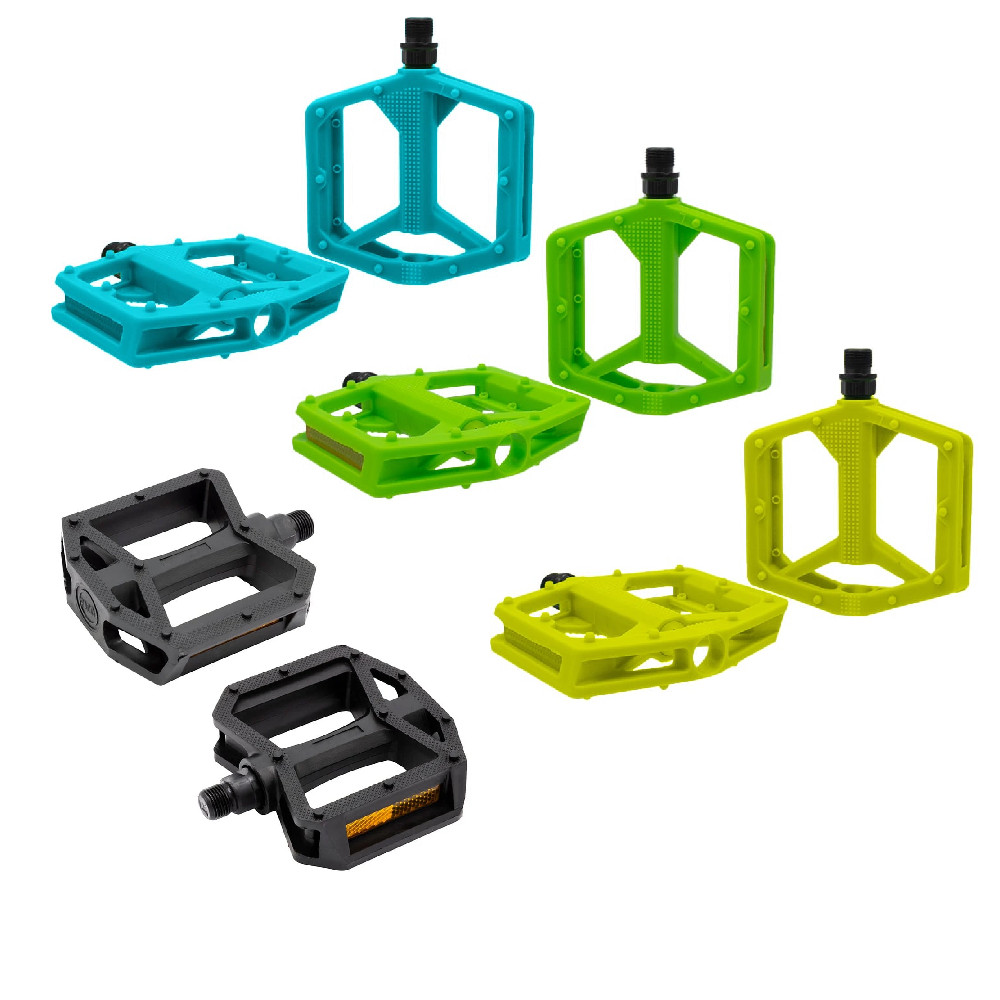 Pedal Bike 1/2 Rosca Fina Colorido Aro 26 e 24 Plataforma