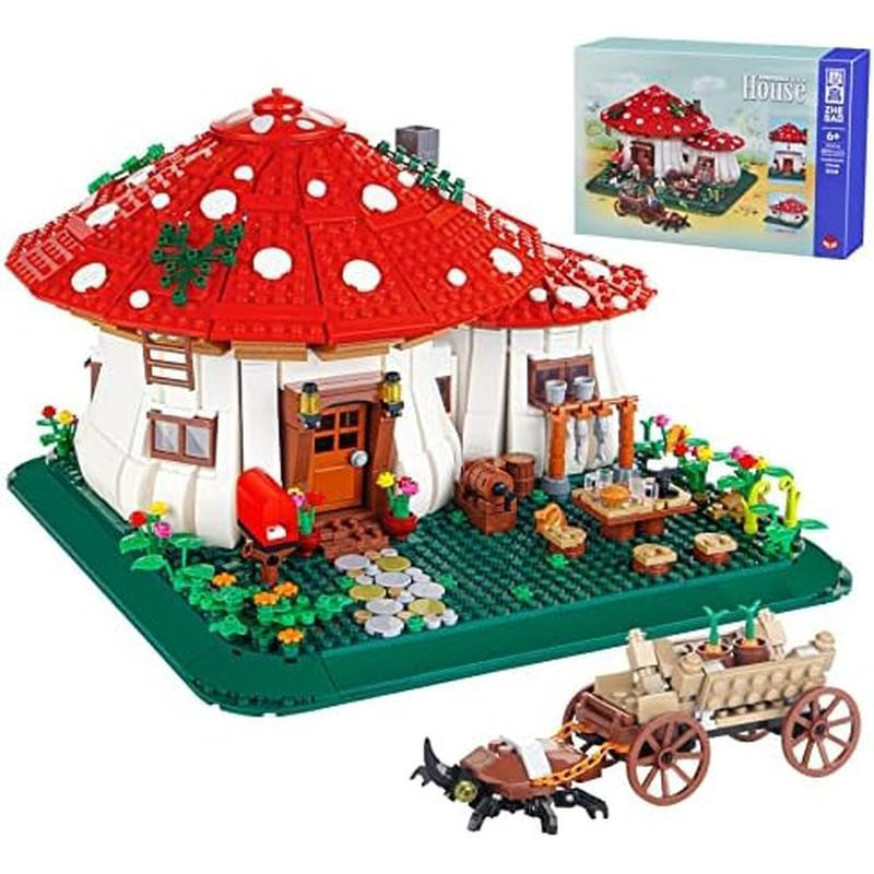 2233 Peças de Blocos de Construção Casa Cogumelo, Blocos de Construção Criativos Casa na Árvore, Melhor Presente Me — R$ 457,95 em Shopee, 10% OFF