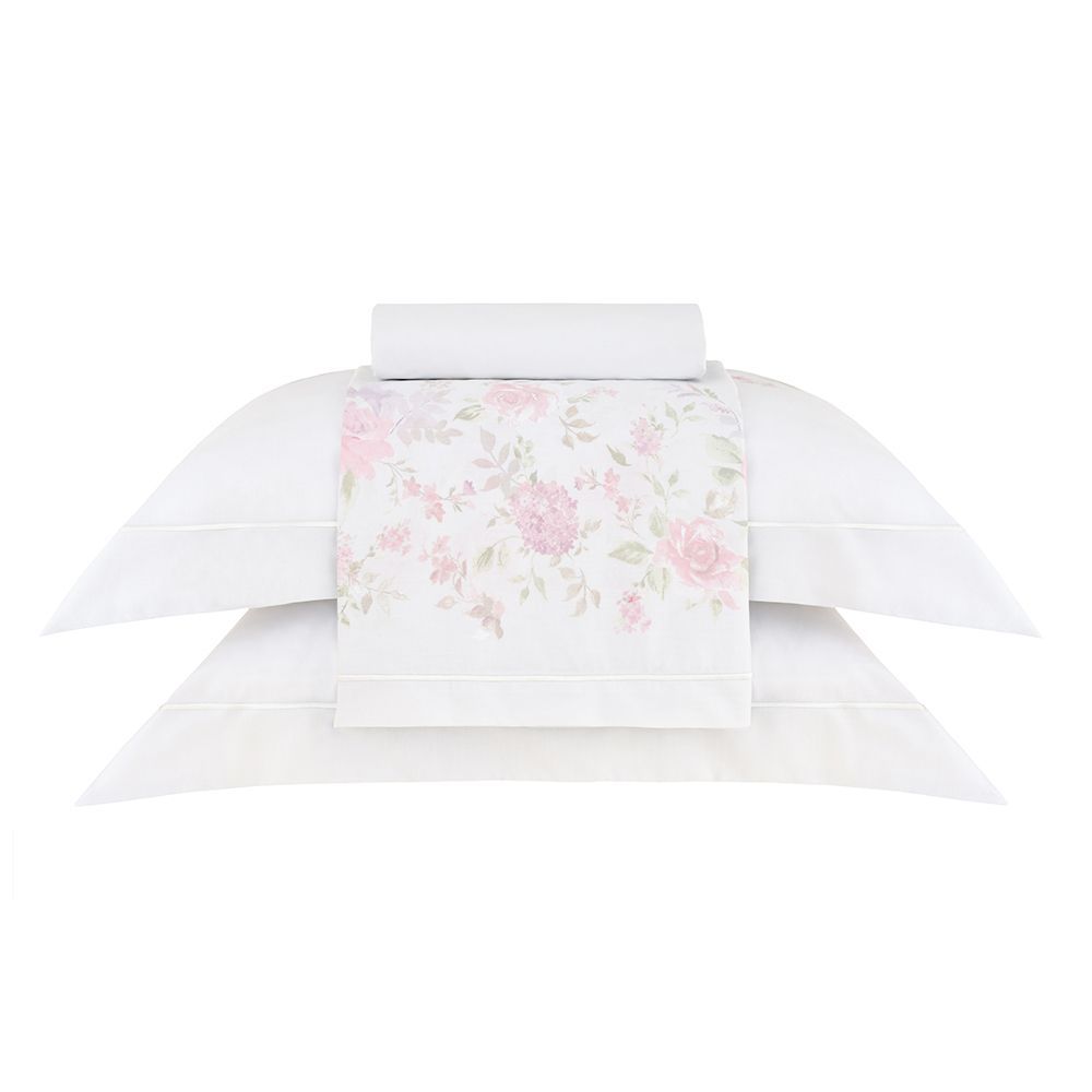 Jogo de Cama Queen Gran Percalle 200 Fios Buddemeyer Dolce 100% Algodão Estampado 4 peças