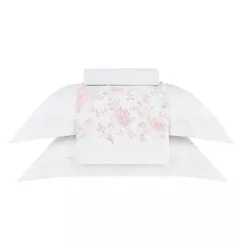 Jogo de Cama Queen Gran Percalle 200 Fios Buddemeyer Dolce 100% Algodão Estampado 4 peças