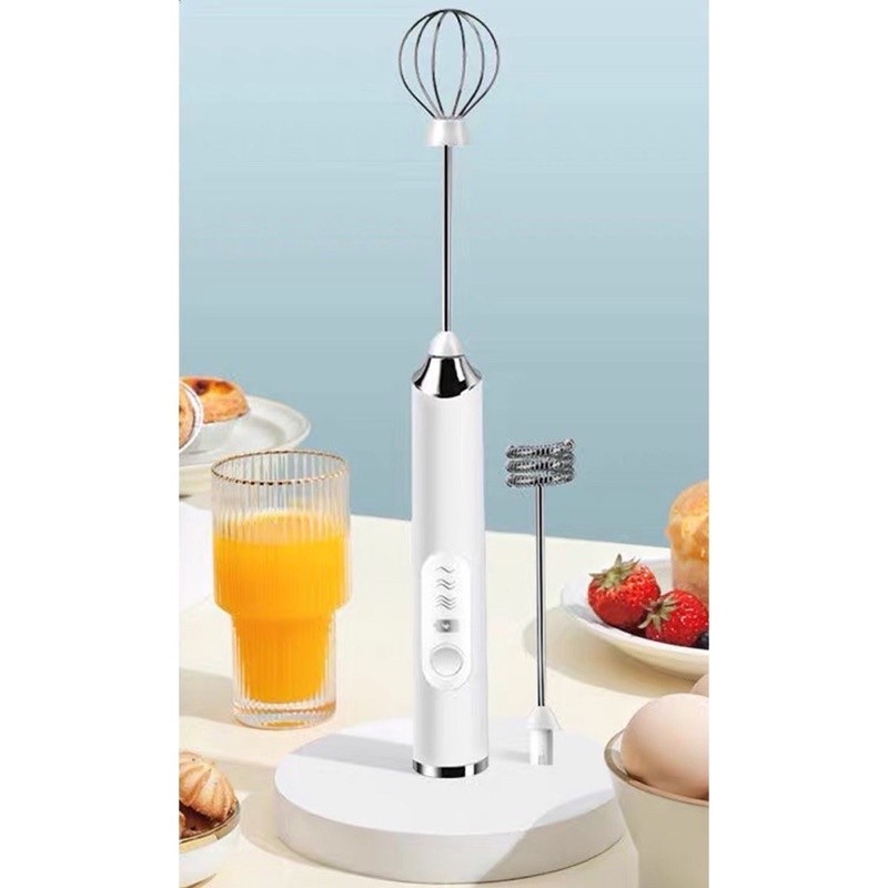 Mixer Misturador Elétrico Para Bebidas Batedor de Ovos Portátil Recarregável Usb P.QIU