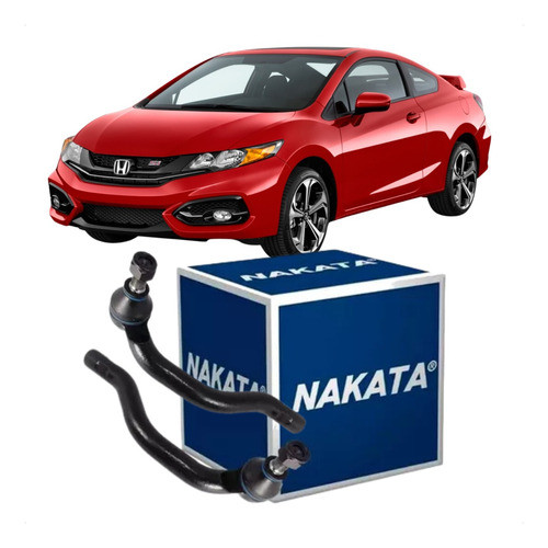 Par Terminal Direcao Hidraulica New Civic 2011 Nakata