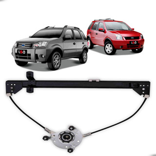 Máquina de Vidro Elétrica Porta Traseira Direita Ford EcoSport 2003-2012 Aço Reforçado Compatível Motor Mabuchi 8 Dentes em Oferta na Shopee