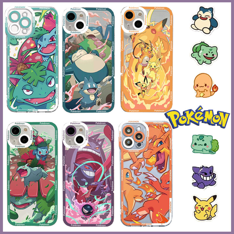 Capa De Telefone Para IPhone 11 12 13 Pro MAX X XS XR 8 7 6 6S Plus SE 2020 2022 Caixa Dos Desenhos Animados Pokemon Pik