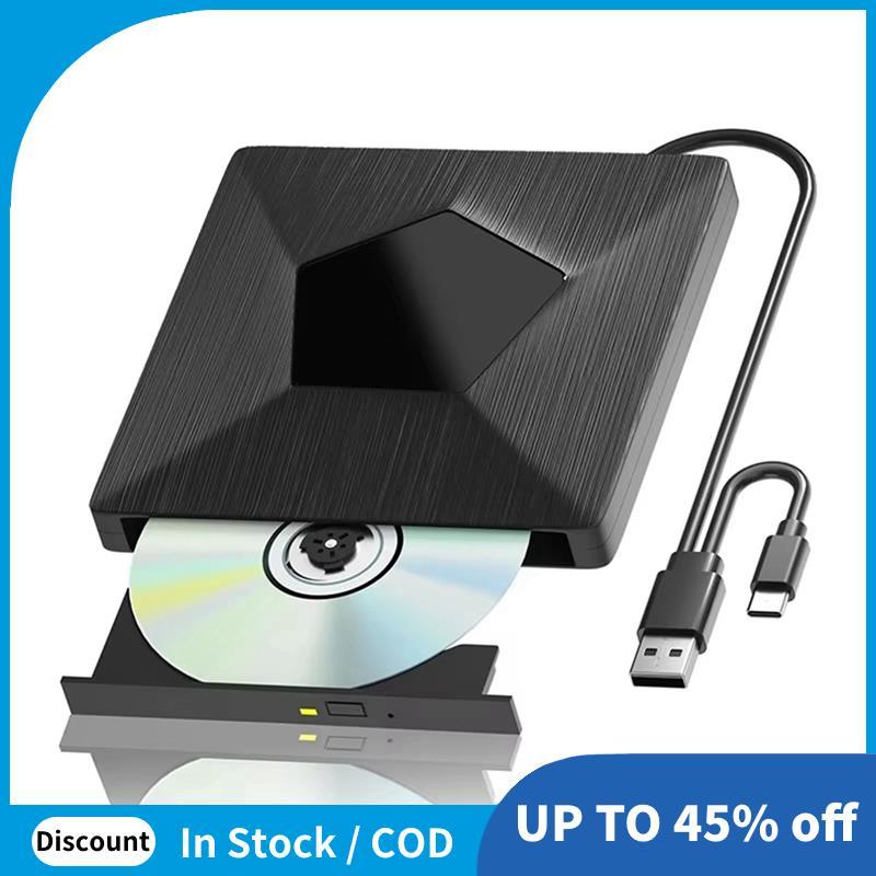 Gravador De Unidade Bluray Externo 3D Portátil Óptica Externa BD/CD/DVD Drive Player Para PC Laptop