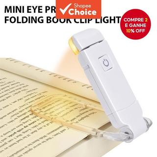 Clipe De Luz De Livro Macio E Confortável Flexível Dobrável LED USB