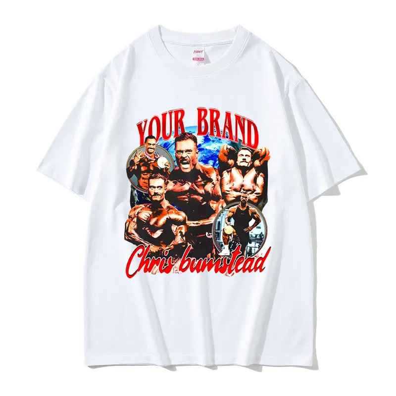 Camiseta Masculina Academia C Bumstead Lançamento 100% algodão Unissex Plus Size Oversized Premium - Estampaê