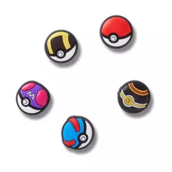 Jibbitz™ Pokebola Pack com 5 Peças Único