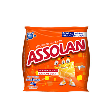 Esponja de Lã de Aço Assolan