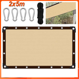 Tela Sombreamento Cobertura Garagem Piscina Toldo Shade Pergolado Tenda Lona 2×5m Flexível e Permeável à Água e Ar bege em Oferta na Shopee