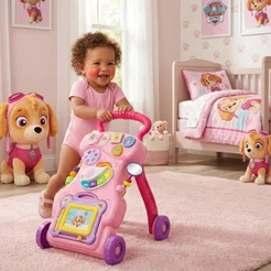 Andador Bebê Patrulha Canina Educativo Musical Didático Lousa Piano Som Atividades Antiderrapante