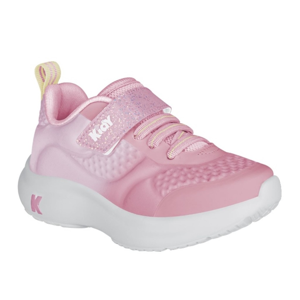 Tênis Calçado Infantil Menina Rosa Kidy Nuvem Original Passeio Escola