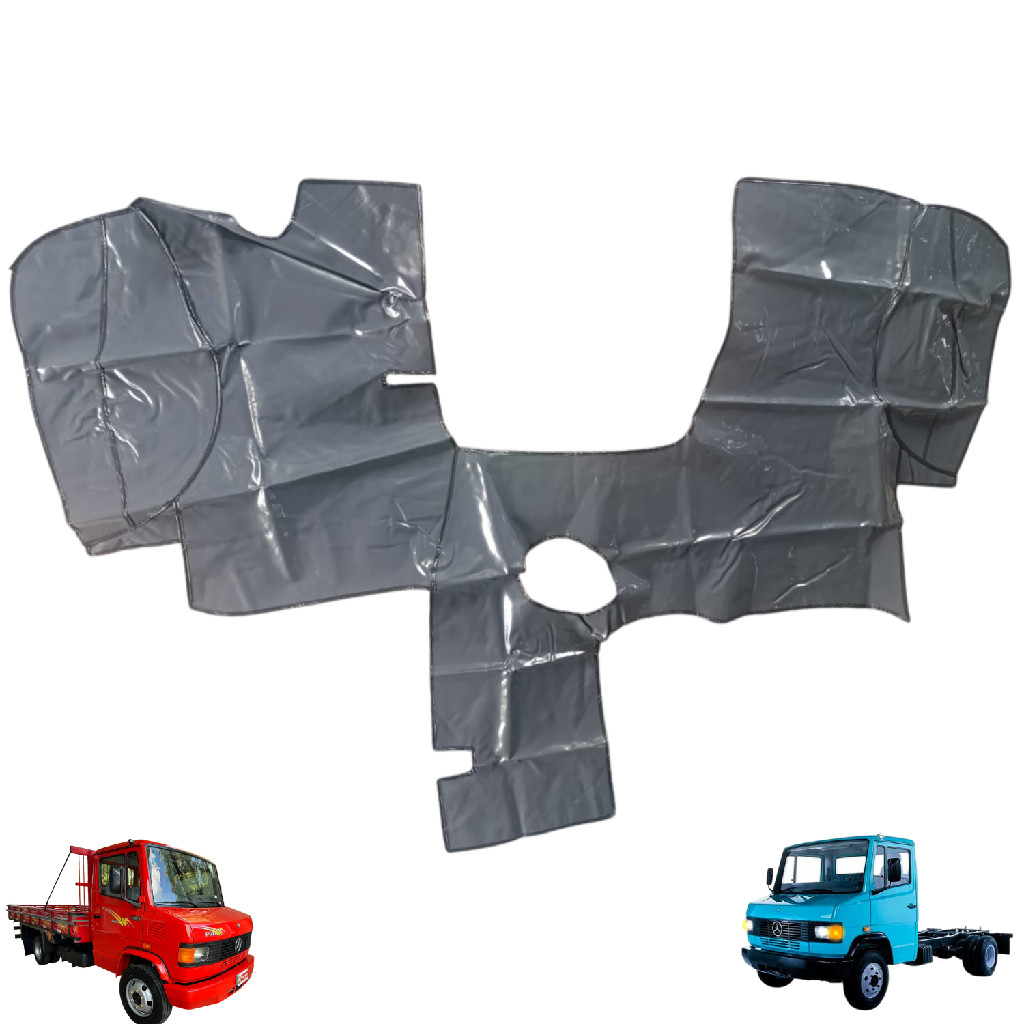 Tapete Cinza Assoalho De Verniz Com Forração Caminhao Mb 709/710/910
