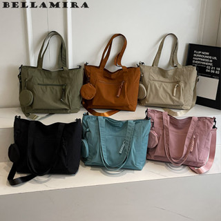 Bolsa Feminina De Nylon De Ombro Impermeável Mensageiro Tecido Grande Capacidade Para Sacolas E Computador em Oferta na Shopee