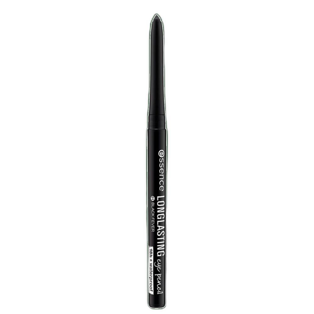 Essence Longlasting 01 Black Fever - Lápis De Olho 0,28g