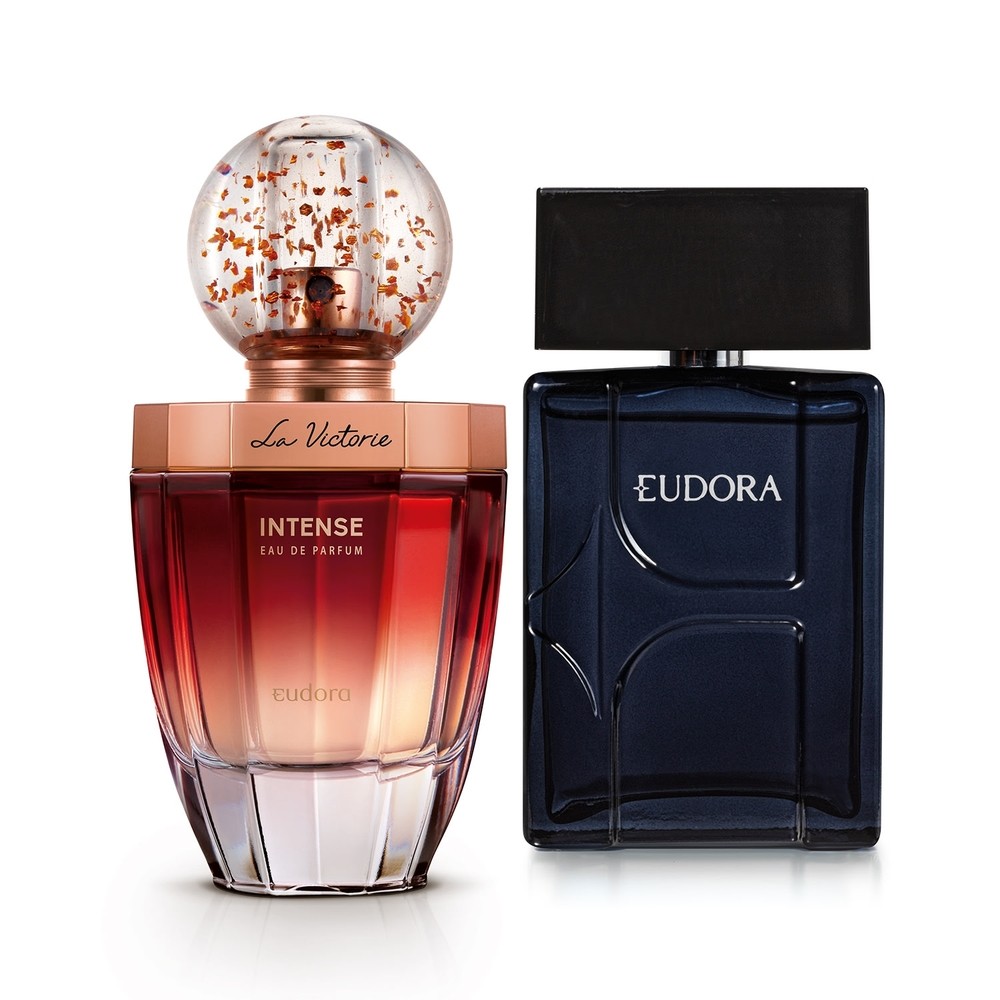 Combo Eudora H Desodorante Colônia 100ml + La Victorie Intense EDP 75ml