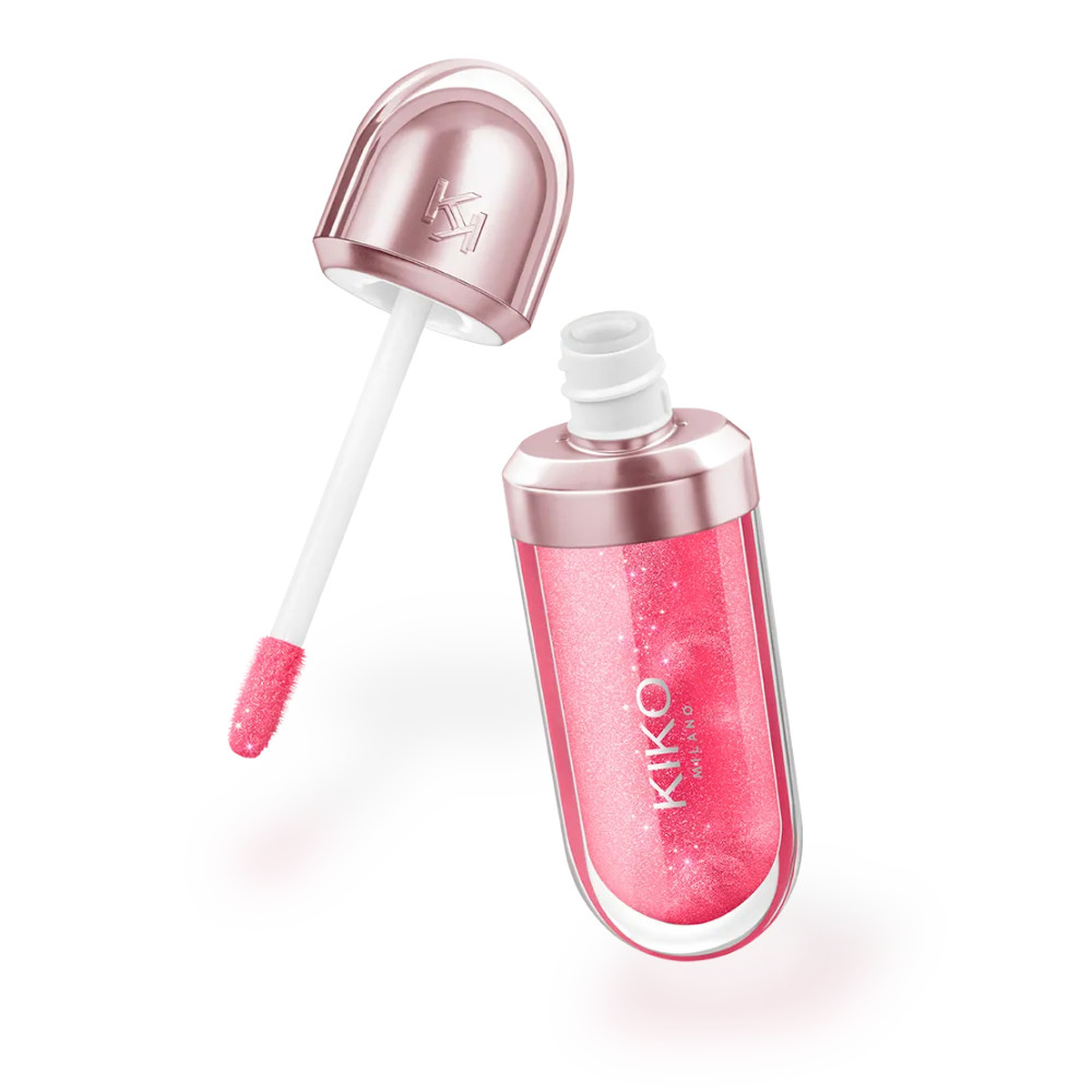 3D Hydra Lip Oil 04 Cereja Kiko Milano Óleo Labial Hidratante Brilho Gloss Tratamento Lábios Até 10h