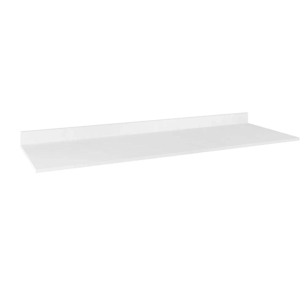 Tampo para Balcão de Cozinha 120cm Branco - Lumil Móveis