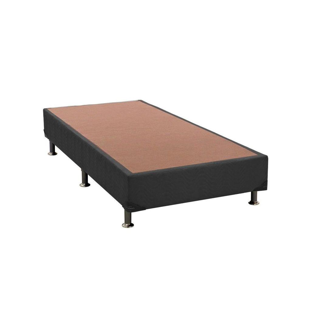 Cama Box Base Solteiro Universal Suede Gray (78x188x20) - Ortobom em Oferta na Shopee