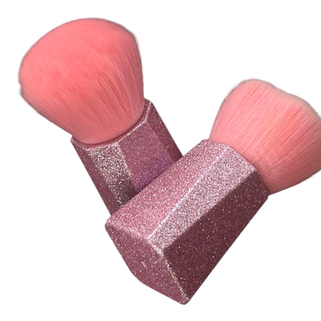 Pincel Espanador De Pó com glitter Para Unhas De Gel