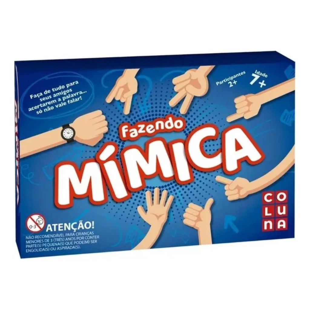 Brinquedo Jogo Fazendo Mímica Coluna Gala