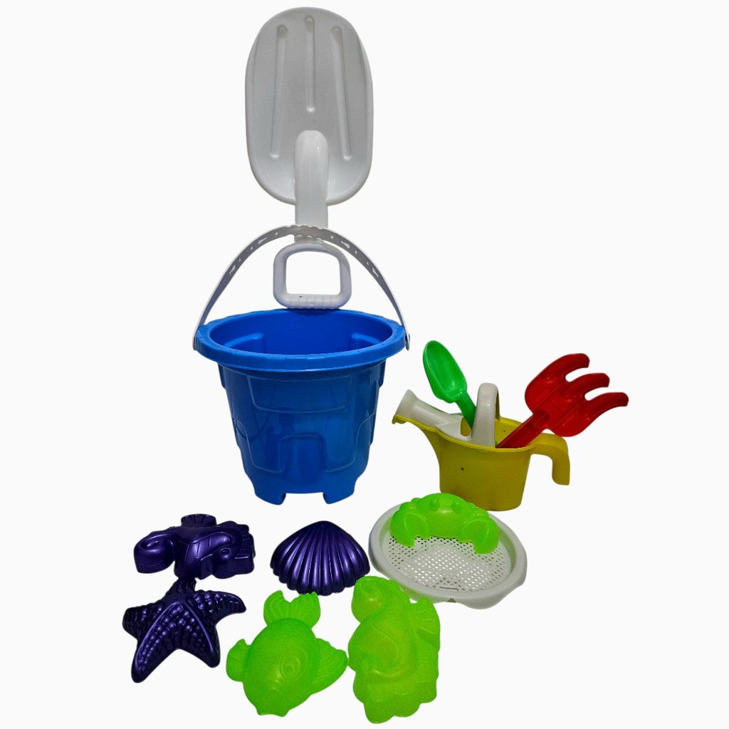 Balde De Praia De Areia E Piscina Com Acessórios em Oferta na Shopee