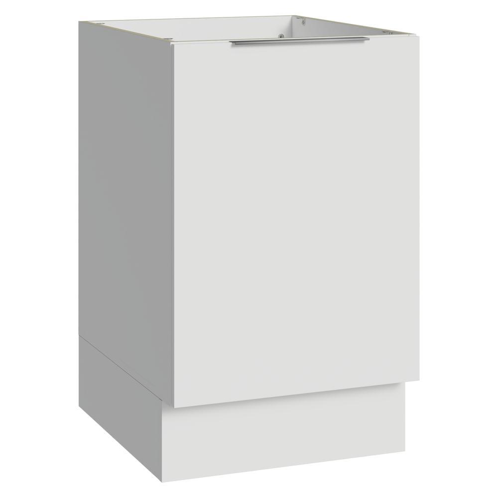 Balcão de Cozinha 50cm 1 Porta (Sem Tampo) Branco Stella Madesa