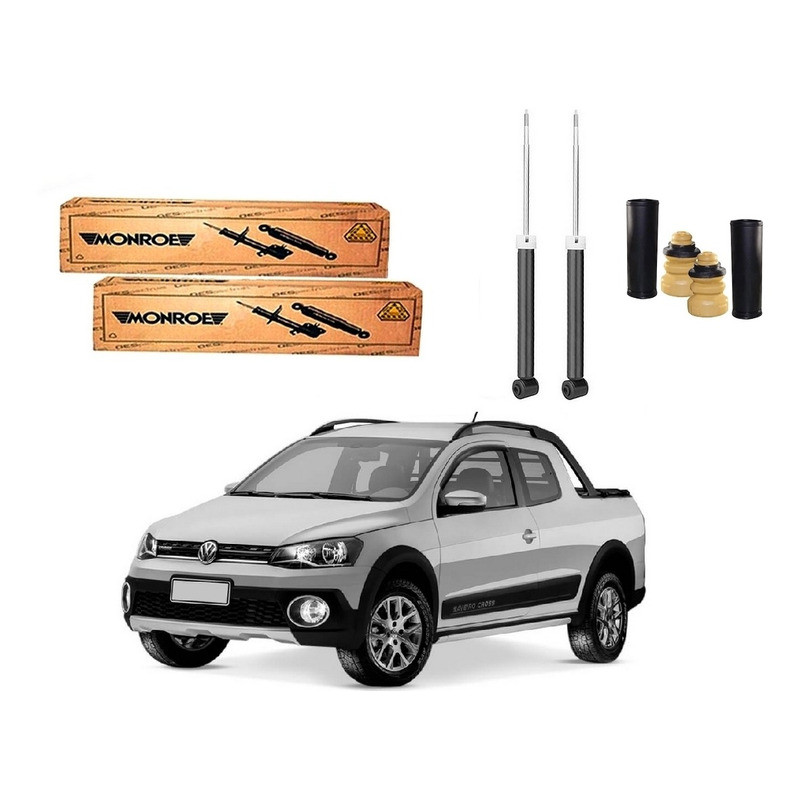 Kit Amortecedor Traseiro, Saveiro Cross G6 1.6 2014 A 2016