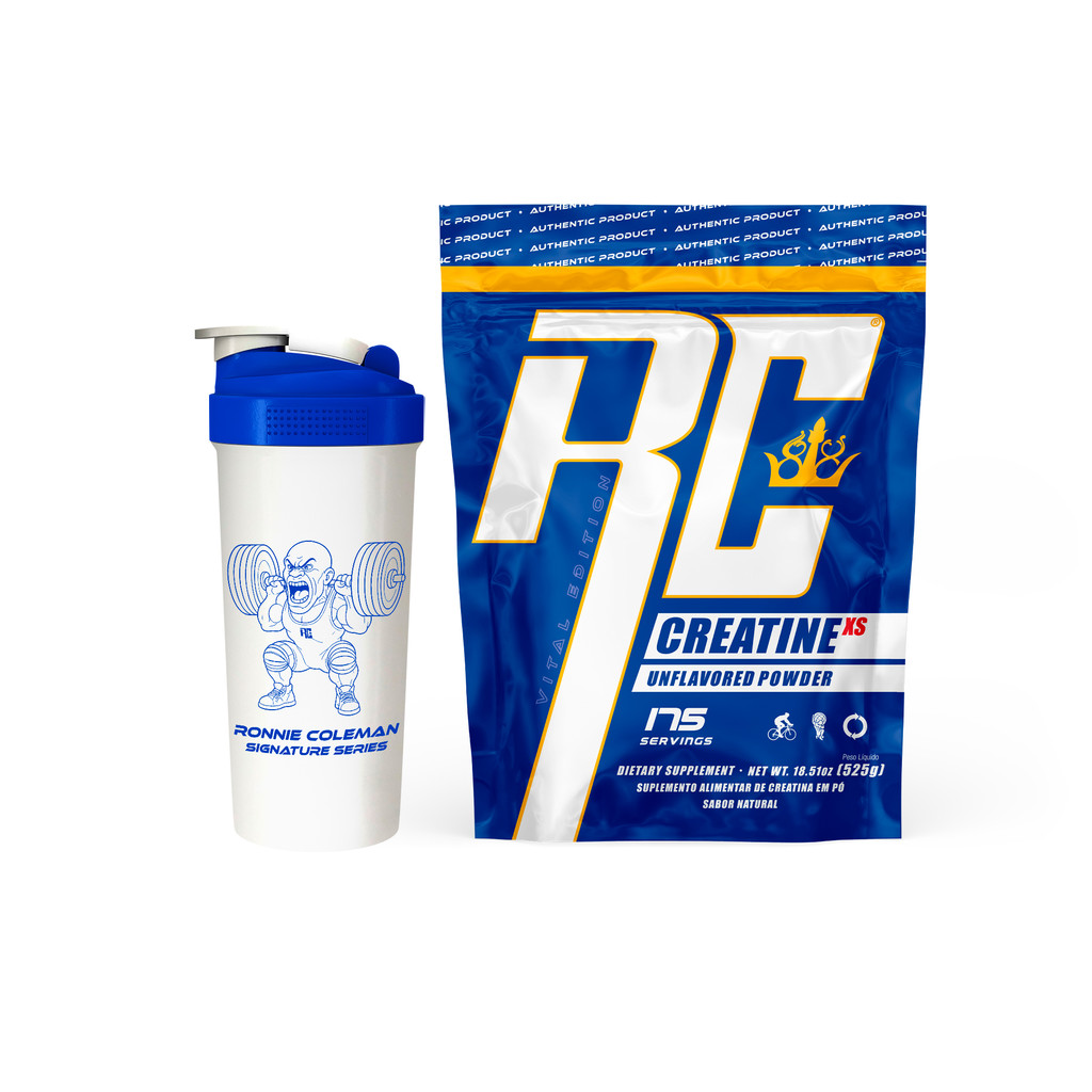 Kit Combo Creatina Refil 525g + Coqueteleira 600ml Shaker em Oferta na Shopee