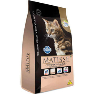 Matisse para Gatos Adultos Castrados de Todas as Raças Sabor Salmão e Arroz 7,5Kg em Oferta na Shopee