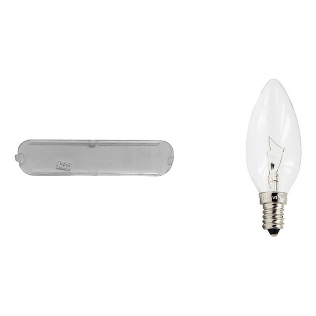 Kit Suggar: Lente Luminária Depurador Slim + Lâmpada Slim Vidro 220v Amarela