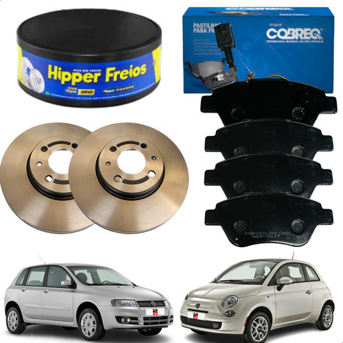 Kit Disco Freio Dianteiro Pastilha Fiat Stilo 2002 /2011 ... em Oferta na Shopee